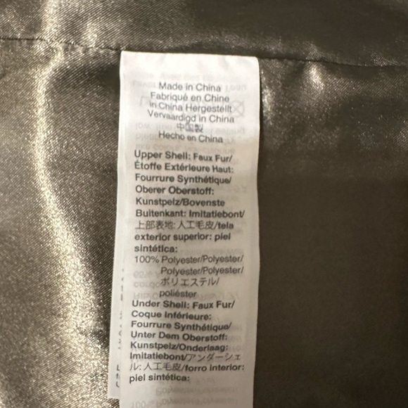 NWT J. Crew Mixed Sherpa Teddy Hooded Coat/Jacket - Picture 6 of 7